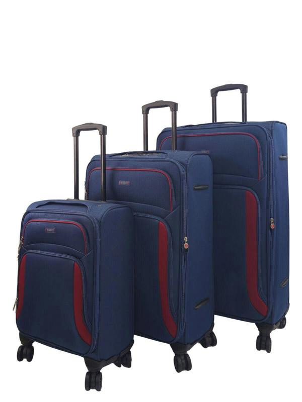 Eagle Luggage Soft Shell Suitcase Luggage Set Travel Light Carry On Cabin Bag