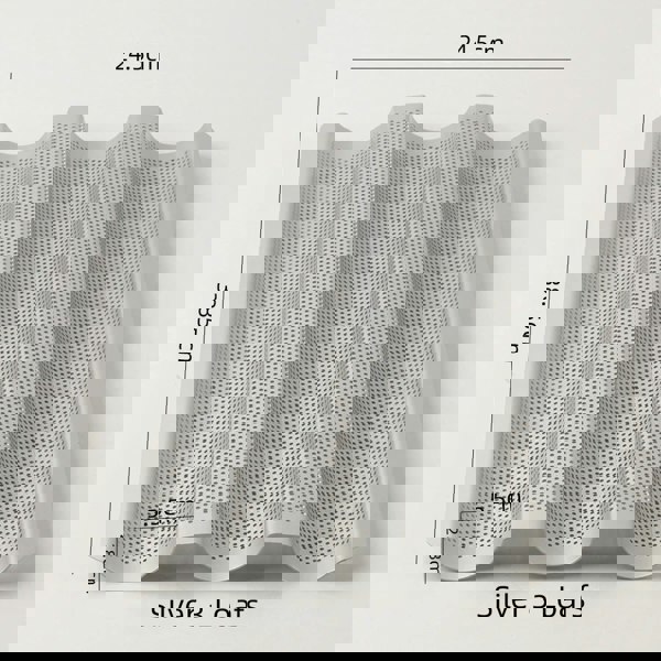 Anygleam Baking Tray 3 Loaf Non Stick Perforated Oven Pastry Pan Molder With Hole