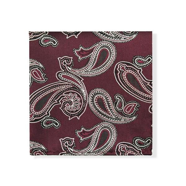 Purple Paisley Tie & Pocket Square Set
