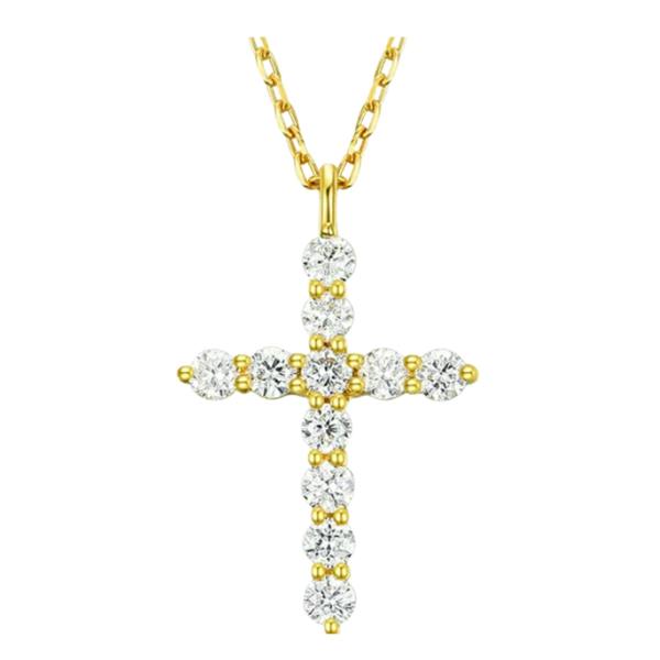 Serafina Grace Necklace - 925 Sterling Silver 5A CZ Cross Pendant Necklace