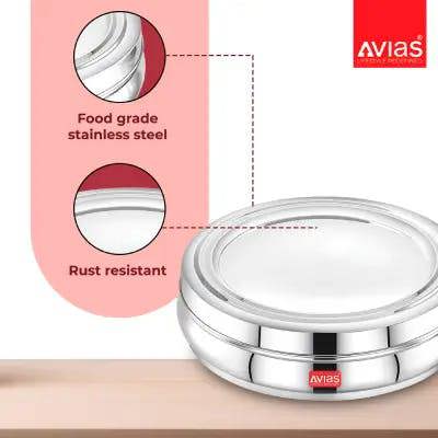 Avias SS Utensils - Avias Spice Box Deluxe SS (Medium)