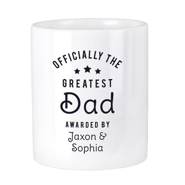 Personalised Memento Company Personalised Officially The Greatest Ceramic Storage Pot