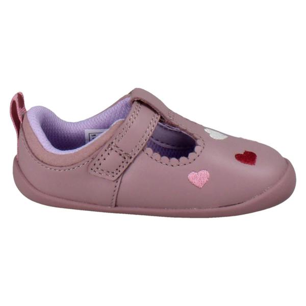 Clarks Girls Clarks Pre-Walker Shoes Roamer Heart T