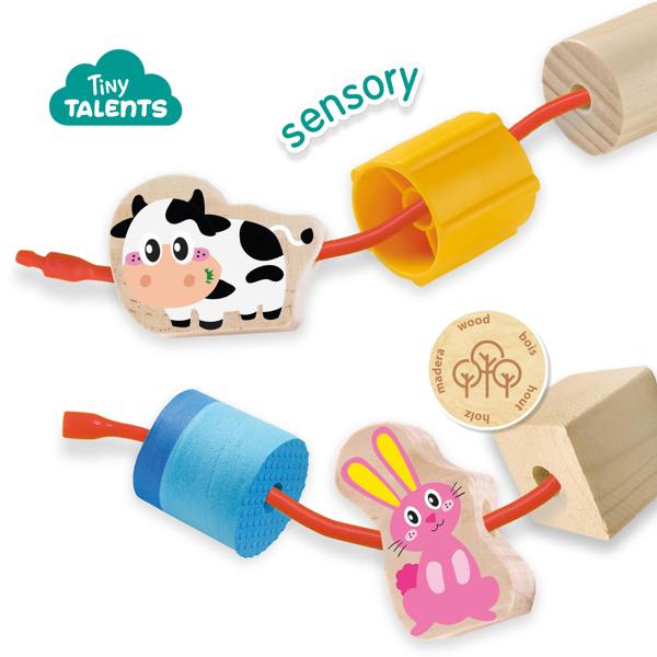 SES Creative Lacing Sensory Beads - Farm Animals