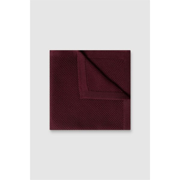 Antique Rogue Mulberry Knitted Pocket Square