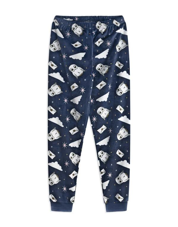 Harry Potter Girls Multicoloured Hedwig Long Sleeve Long Leg Pyjama Set