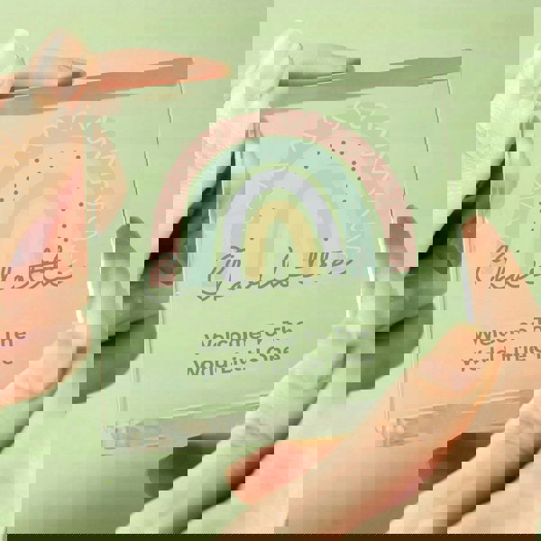 Personalised Memento Company Personalised Rainbow Crystal Token