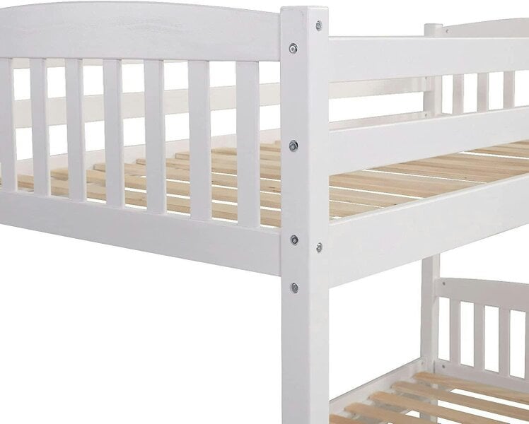 Kosy Koala Bunkbed Kids white 3ft twin wooden bunk bed with 2 mattresses childrens bedroom furniture