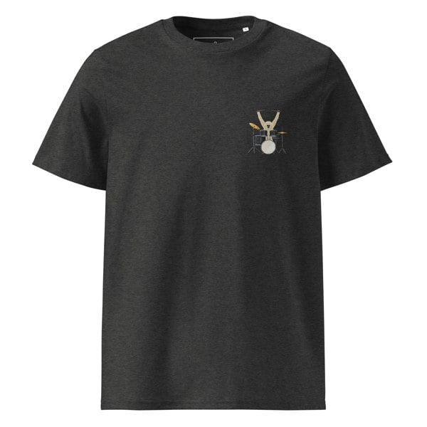 Anchor & Crew The Drummer Monkey Organic Cotton Embroidered T-Shirt