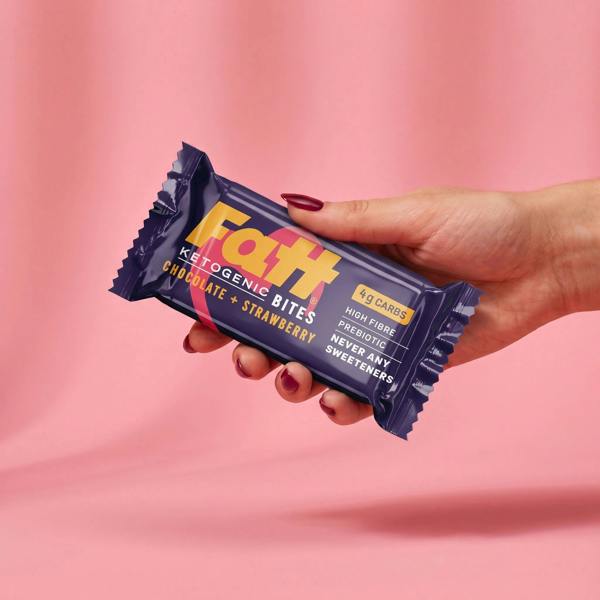 Fatt Chocolate + Strawberry Keto Bites