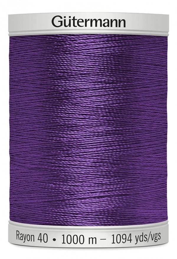 Gutermann No 40 Sulky Rayon Embroidery Thread 1000m Rayon Thread Suitable For Embroidery
