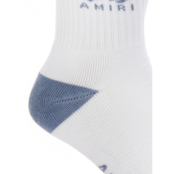 Amiri Stripe Socks   in  White