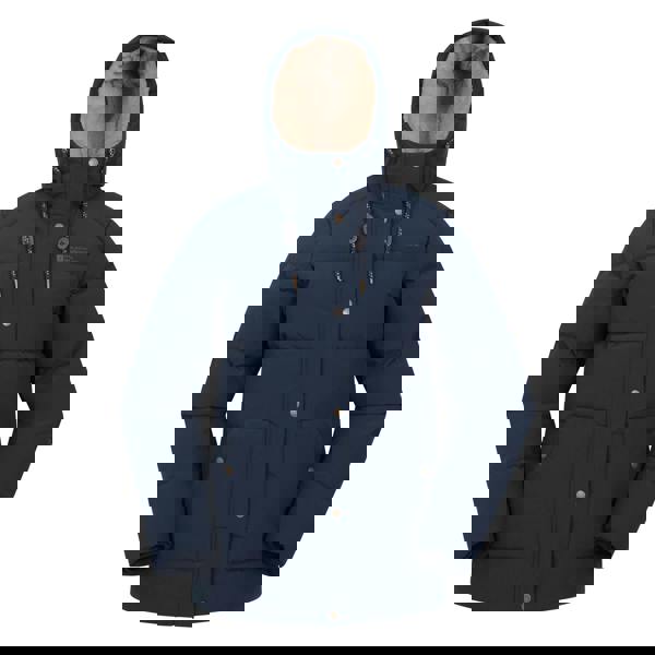 Mountain Warehouse Womens/Ladies Manta Borg Lined Padded Jacket - Navy - 