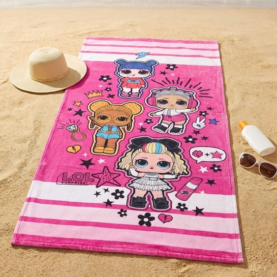 LOL Surprise L.O.L. Surprise! Bath Beach Towel 70 x 140 cm Pink