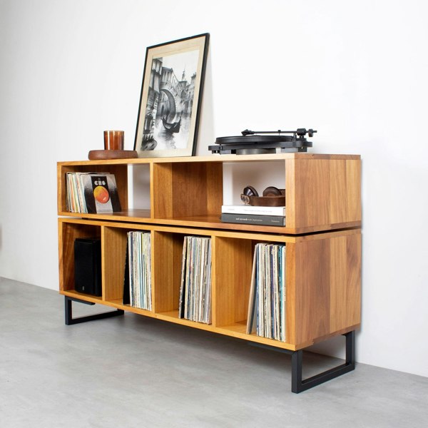 The Urban Editions Technic Turntable Stand on Minimalist Square Legs