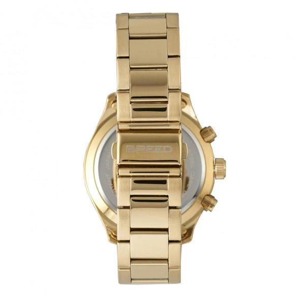 Breed Maverick Chronograph Bracelet Watch w/Date - Gold - BRD7502
