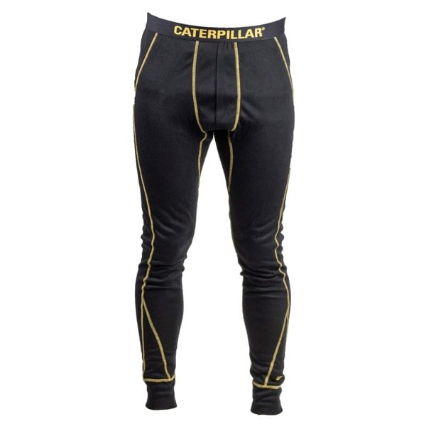 Caterpillar Thermo Polyester Men's Base Layer Pants - Black