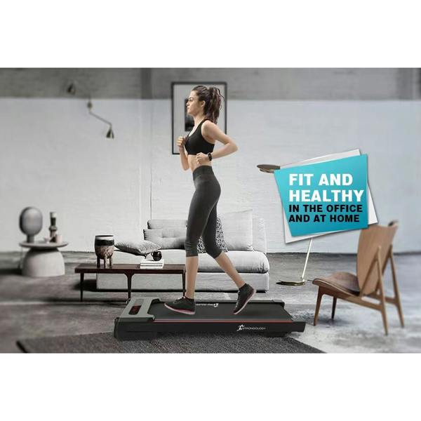 Homeology Home and Office Ultra Quiet 560W Adjustable Speed Slimline MOTIONIC Bluetooth Treadmill with LED Display - Fully Assembled