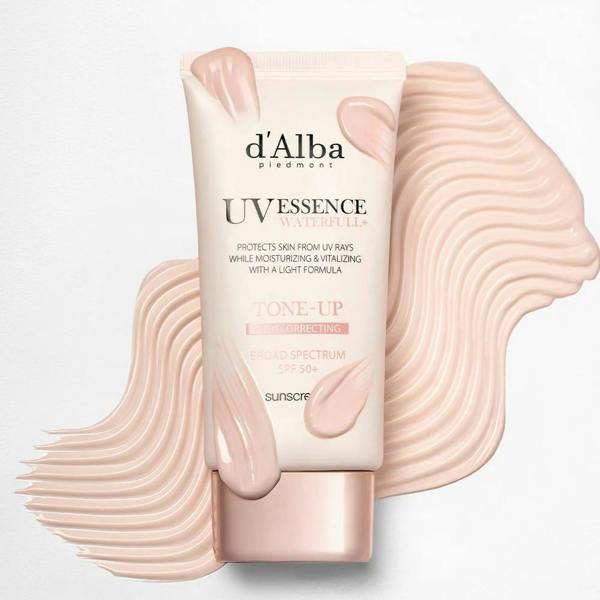 D'ALBA Waterfull Pink Correcting Tone-Up Sunscreen 50ml