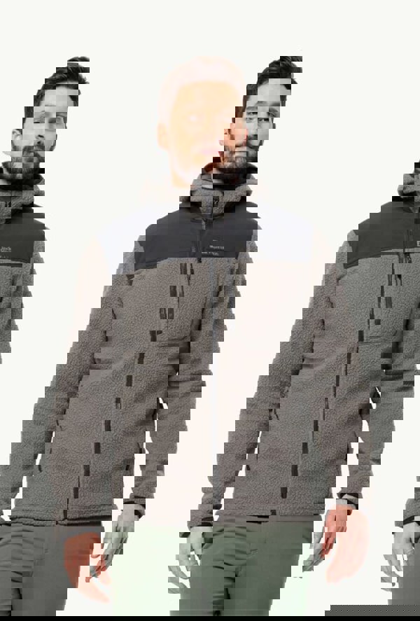 Jack Wolfskin Kaamweg Pile Fullzip Jacket - Grey