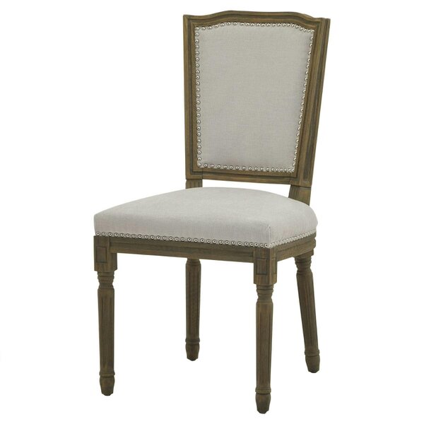 Wyld Haus Vernet Mid Century Upholstered Grey Dining Chair