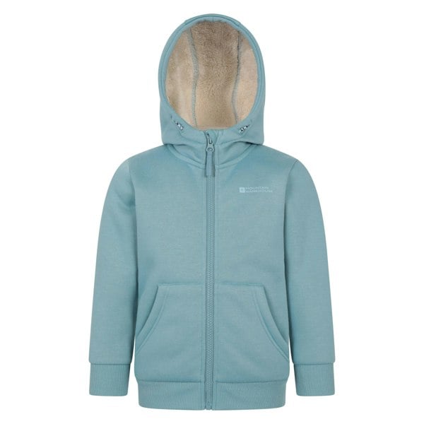 Mountain Warehouse Kids Alpine II Full Zip Hoodie - Teal