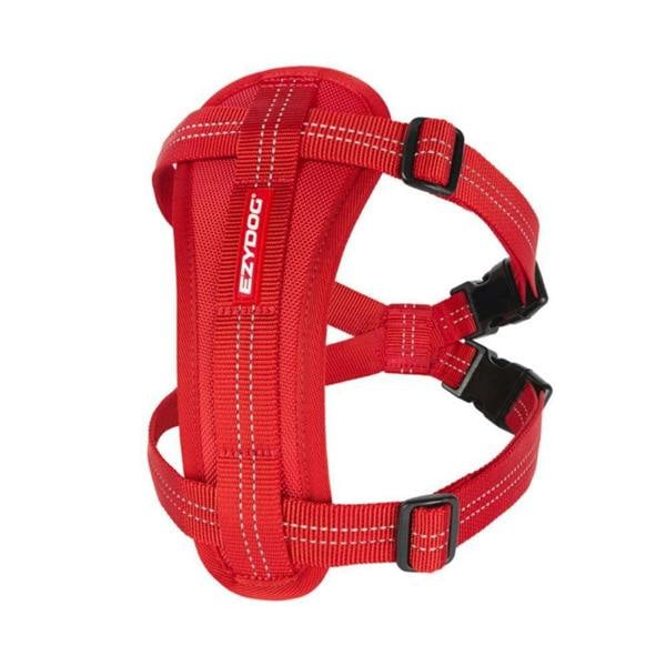 EzyDog Essential Chest Plate Dog Harness in Red