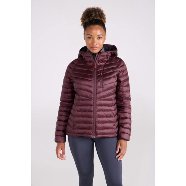 Mountain Warehouse Womens Skyline Extreme Hydrophobic Down Jacket - Burgundy