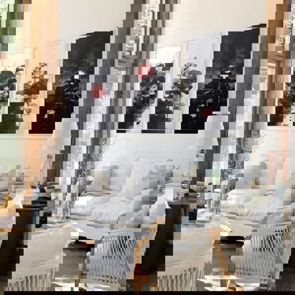 Calming Art | Set of 3 Asian Inspired Wall art Prints