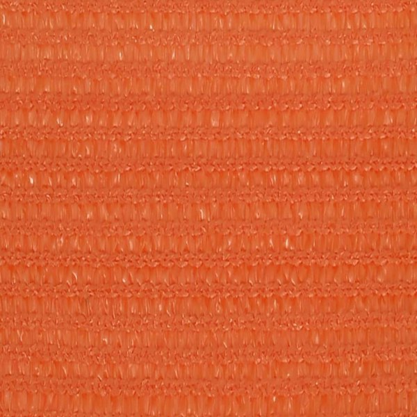 Berkfield Sunshade Sail 160 g/m�__ Orange 4x4x4 m HDPE