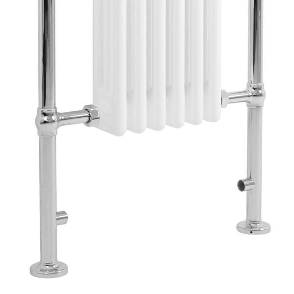 Monstershop Traditional Heated Towel Rail Radiator – 950mm x 570mm  – White