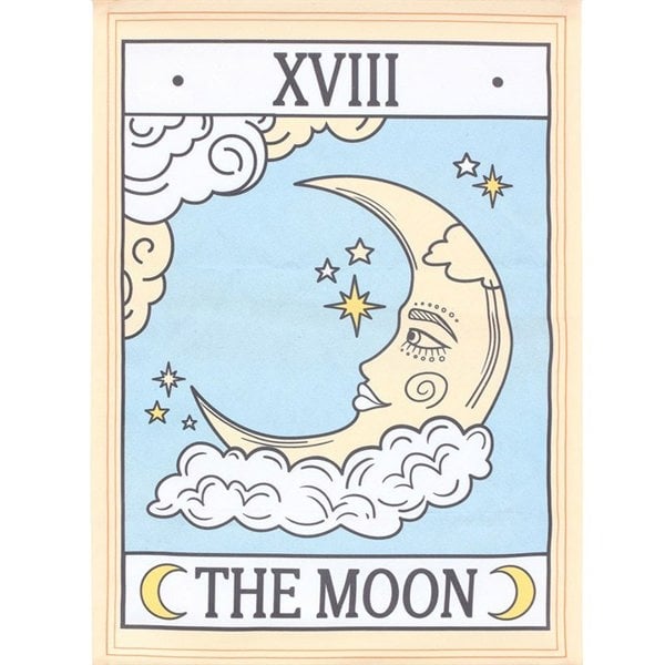 Serano The Moon Vintage Tarot Wall Hanging