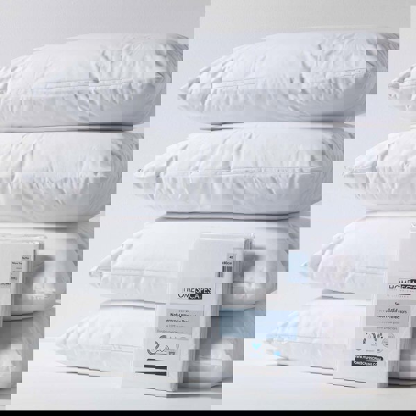 HOMESCAPES Waterproof Pillow Protectors Pack of 4