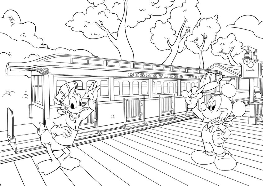 Disney: Disneyland Paris Colouring Book | Relaxing Creative Activity & Colouring Gift for Disney Fans