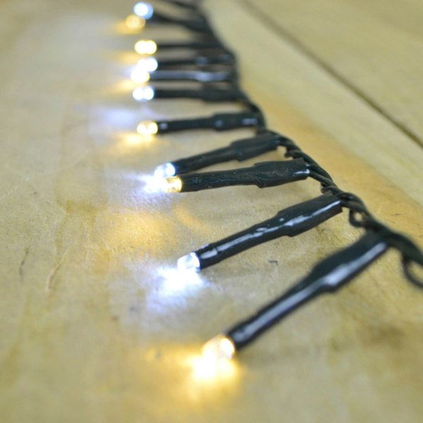 Samuel Alexander 1000 LED 25m Indoor Outdoor Christmas Multi Function Mains Operated String Lights with Timer in Cool & Warm White