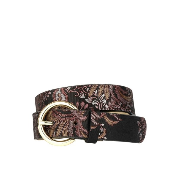 Embassy London Emma - Burgundy Floral - Women's Italian leather belt
