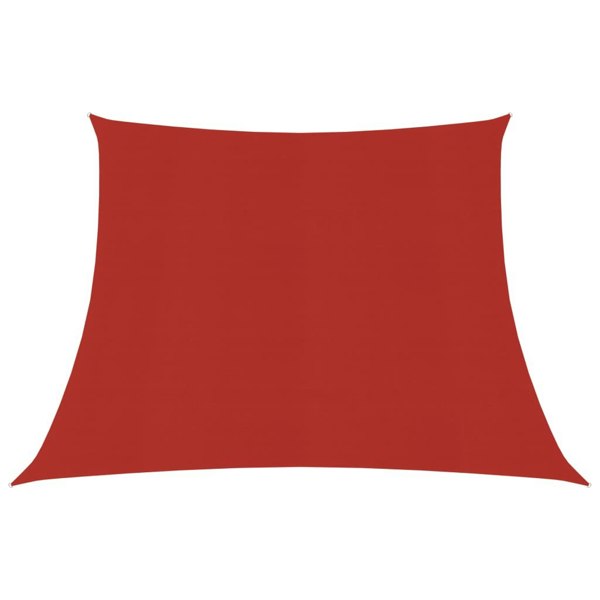 Berkfield Sunshade Sail 160 g/må_ Red 4/5x4 m HDPE
