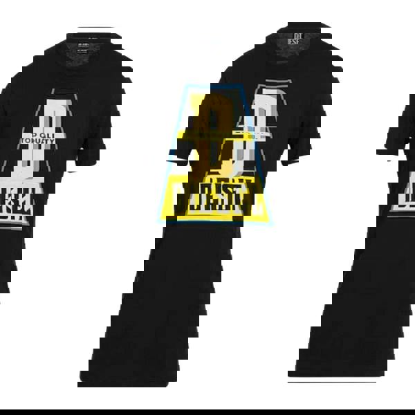 Diesel Unisex Adult Top Quality Logo T-Shirt - Black - 