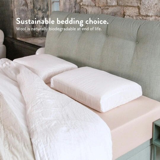 Putnams Height Adjustable British Wool Pillow