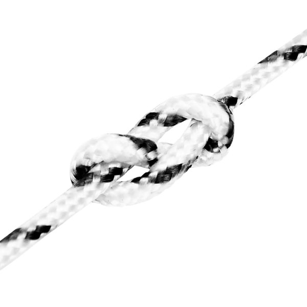 Berkfield Braided Boat Rope White 3 mmx500 m Polyester