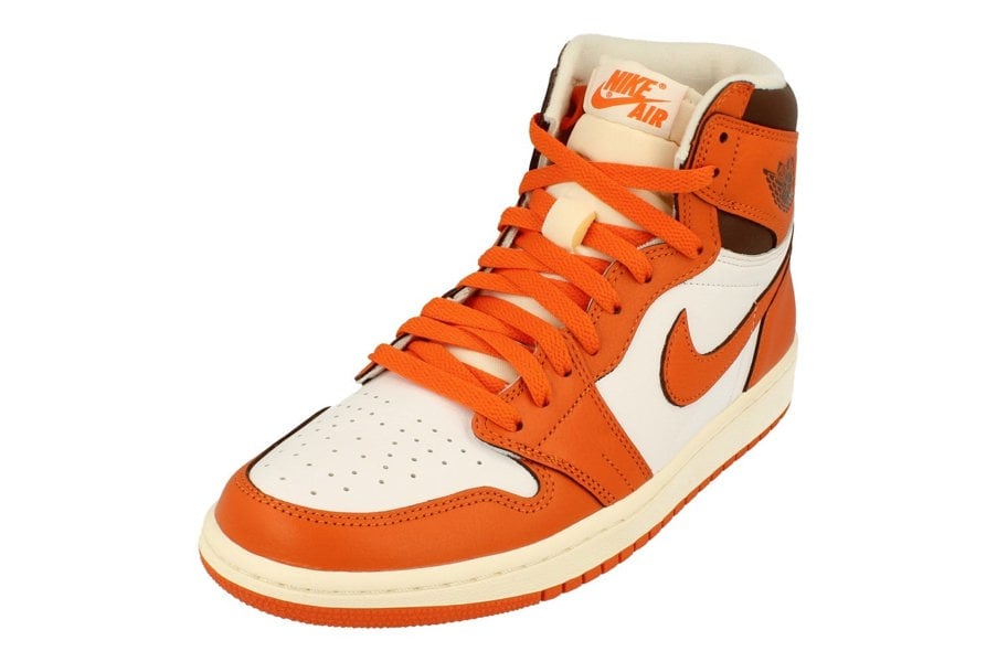 Nike Air Jordan 1 Retro Hi Og Womens Trainers Do9369  101 - White Starfish Cacao Sail 101 - Photo 0