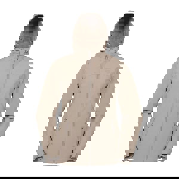 Mountain Warehouse Womens/Ladies Exodus Water Resistant Soft Shell Jacket - Dark Beige - 