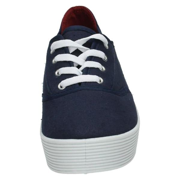 Spot On Girls Spot On Canvas Lace Up Platform Shoes