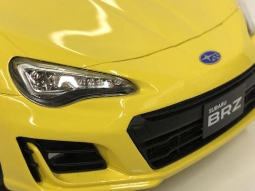 subaru brz gt yellow kyosho ksr18027y 1:18 scale samurai collection