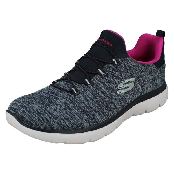 Skechers Ladies Skechers Slip On Trainers Quick Getaway 12983