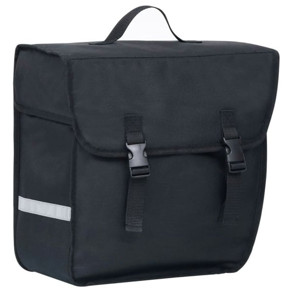 Berkfield Single Bicycle Bag for Pannier Rack Waterproof 21 L Black