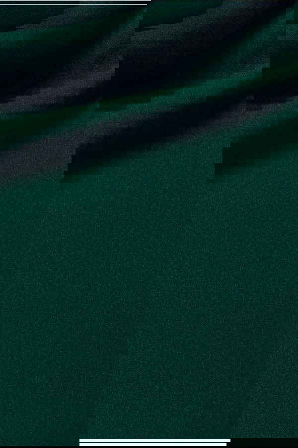 Chiffon Cuffed Balloon Sleeve Scuba Maxi Dress - Emerald Green DR4840