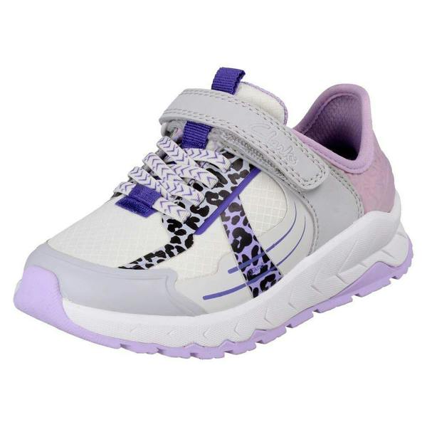 Clarks Kids Clarks Playprints Colour-Pop Cheetah Sporty Trainers Selva Lane