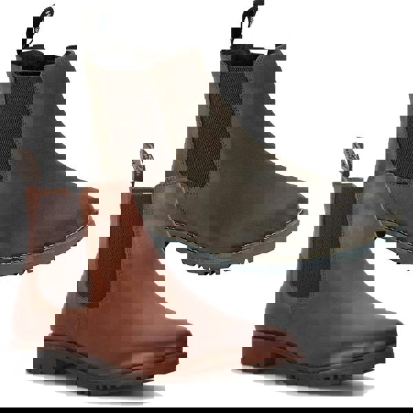 Hoggs Of Fife Jodhpur Womens Dealer Pull On Leather Ankle Boots