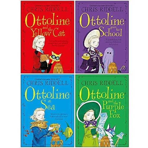 Chris Riddell Ottoline Collection 4 Books Set Books 1 To 4 
